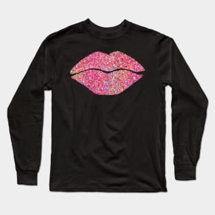 Stardust Kiss in Coral Long Sleeve T-Shirt